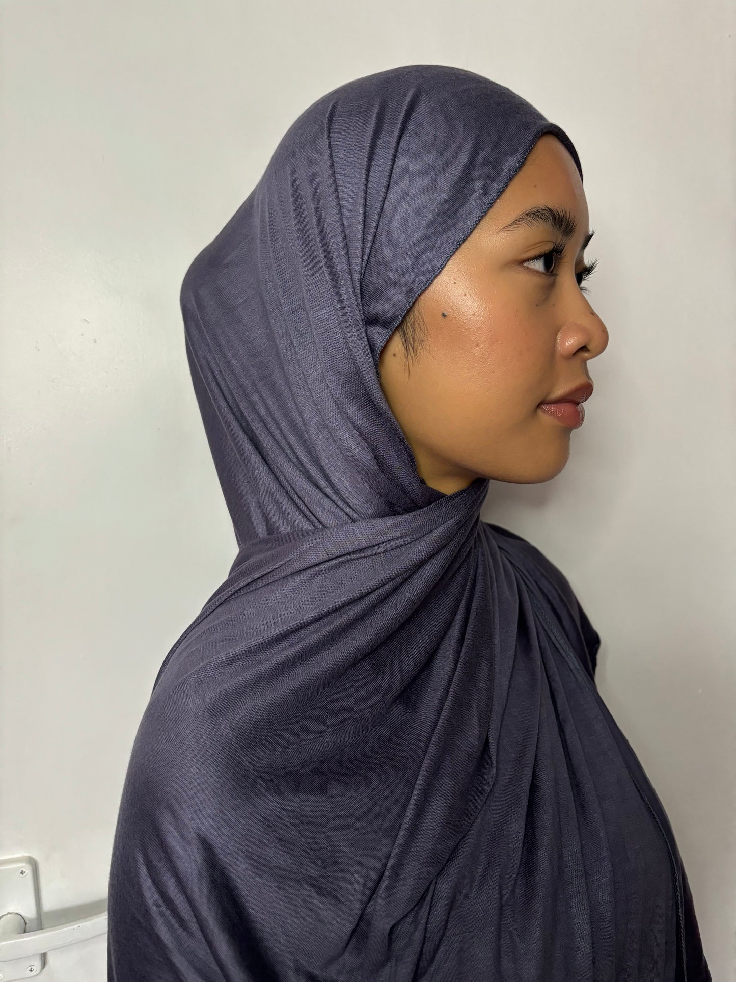 Jersey Hijab- Steel