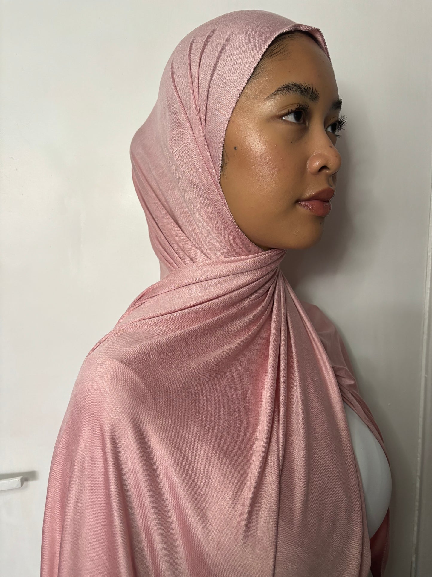 Jersey Hijab- Rose