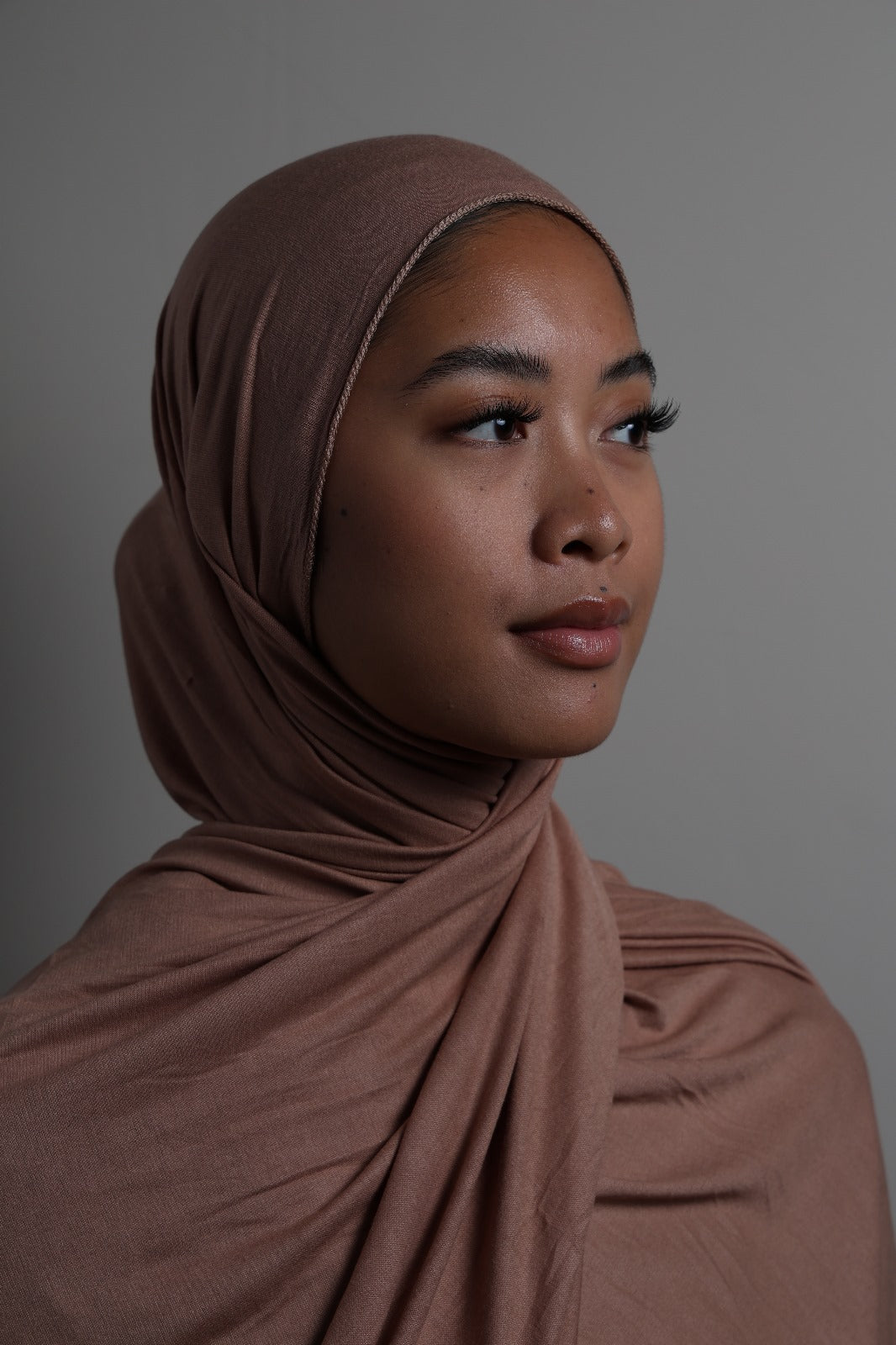 Jersey Hijab- Tan